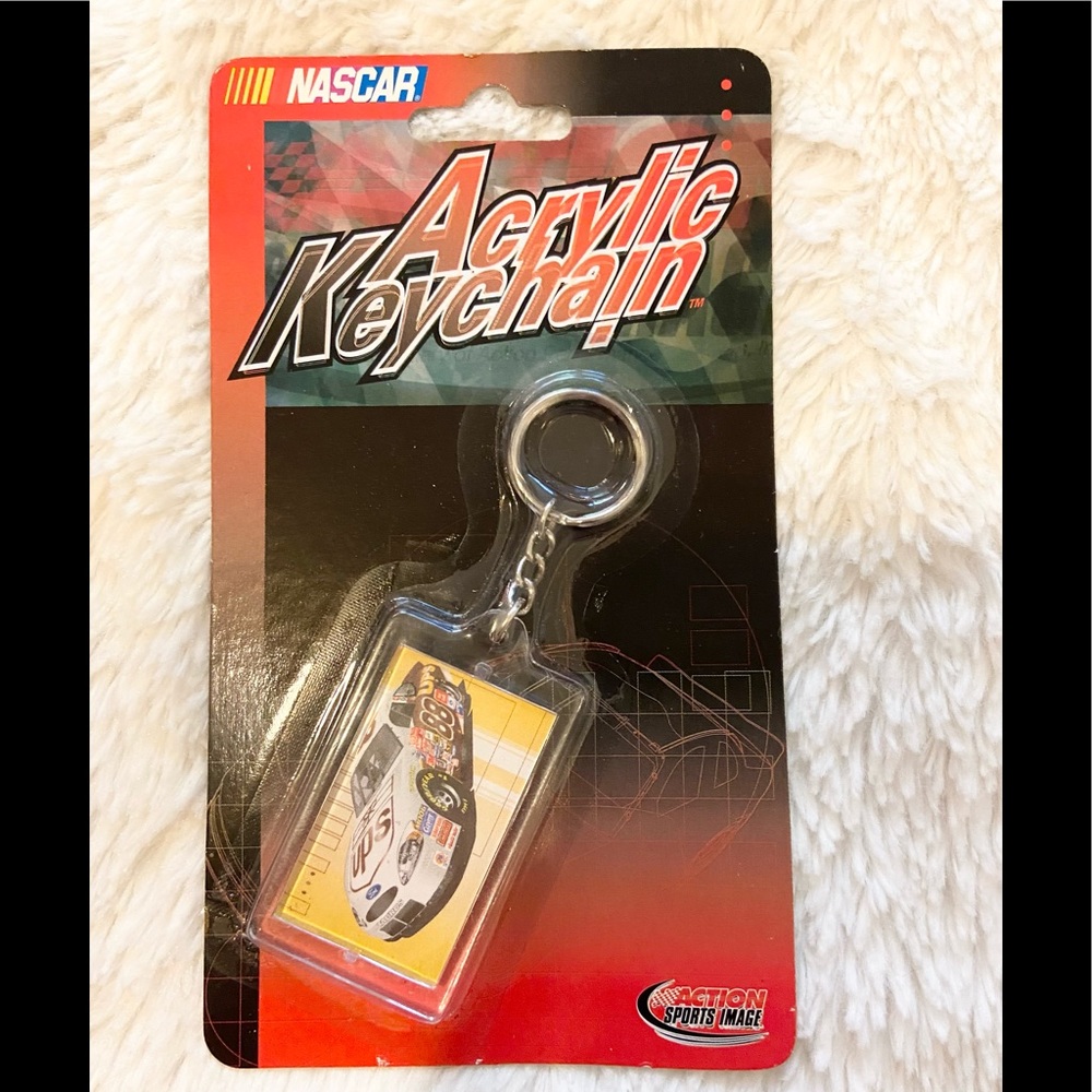 NWT vintage nascar keychain in package Dale Jarret